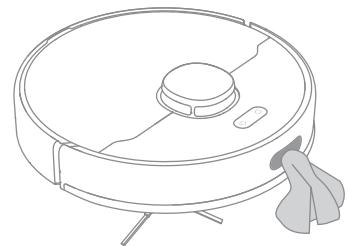 DREAME D10 PLUS - Limpie los contactos de energia y la entrada de polvo - 2