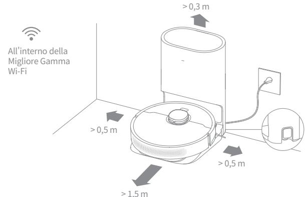 DREAME D10 PLUS - Collegare a una presa di corrente - 1