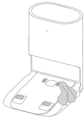 DREAME D10 PLUS - Pulire i Contatti di Ricarica e la Porta di Raccolta della Polvere - 1