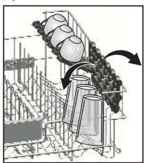 BEKO TDFV15315S 13S474DB - Support à hauteur ajustable du panier supérieur - 1