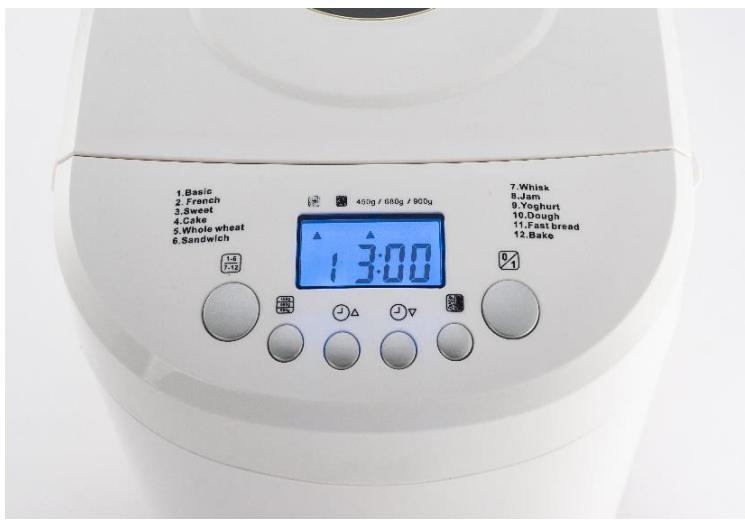 SWEET ALICE 450gr - 900gr - CONTROL PANEL : - 1