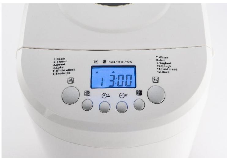 SWEET ALICE 450gr - 900gr - CONTROL PANEL : - 1