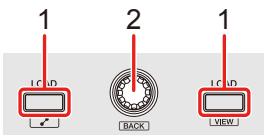 PIONEER DJ DDJ FLX4 - Section de navigation - 1