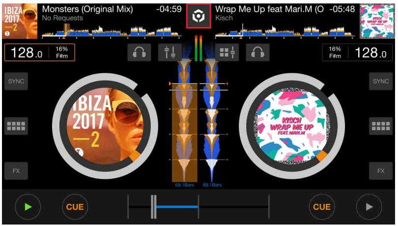 PIONEER DJ DDJ FLX4 - Contrôle avec le casque lors de l'utilisation d'une connexion Bluetooth - 1