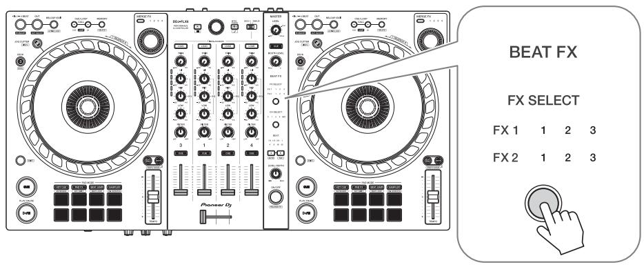 PIONEER DJ DDJ-FLX6-GT - Utilisation des effets - 2
