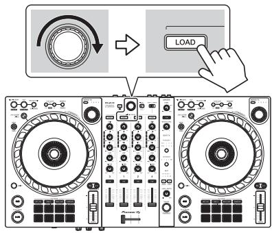PIONEER DJ DDJ-FLX6-GT - Charger un morceau sur une platine - 1