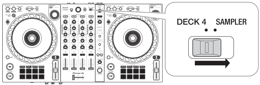 PIONEER DJ DDJ-FLX6-GT - Lecture de son du Sampler sur le canal 4 - 1