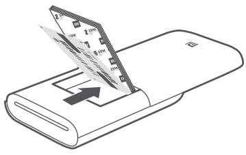 Xiaomi MIphotoprinter - 才卜用紙をせつする - 1