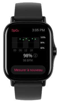 AMAZFIT GTS 2 - Précautions à prendre pour mesurer la SpO_2 - 2
