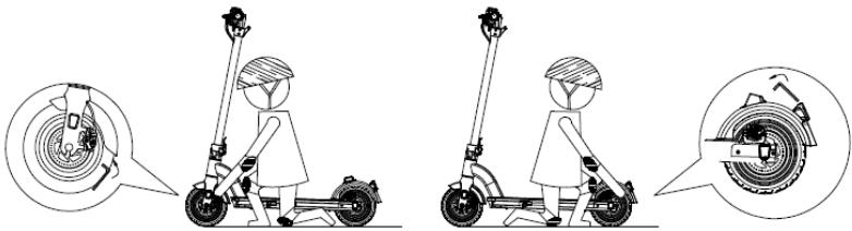 WAYSCRAL KS300 - Wheel and brake system maintenance: - 1