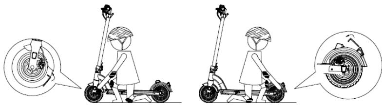 WAYSCRAL KS300 - Onderhoud van de wielen en het remsystem: - 1
