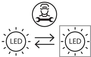 VALBERG CNF 268 E WD B625C - Remplacement de l'ampoule d'éclairage - 1