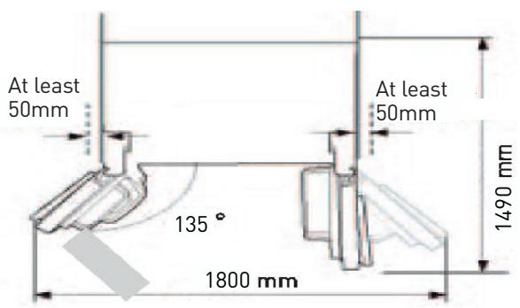 VALBERG SBS 442 E W742C - Space required - 2