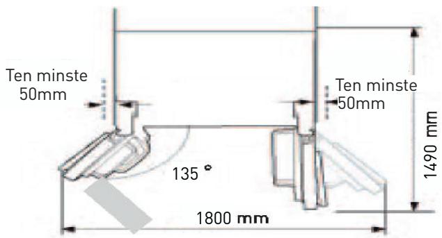 VALBERG SBS 442 E W742C - Vereiste ruimte - 2