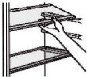 VALBERG SBS 442 E W742C - Removable shelves - 1