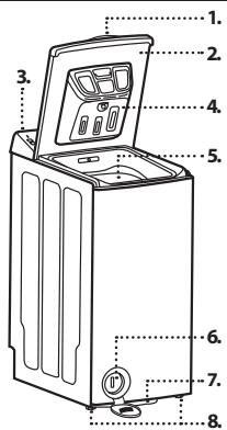 WHIRLPOOL TDLR 6040L FR/N - DESCRIPTION DU PRODUIT - 1