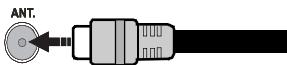 HIGH ONE HI3224HD-VE - Antenne aansluitingen - 1