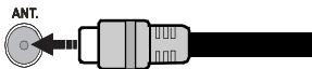 HIGH ONE HI3224HD-VE - Branchement de l'antenne - 1
