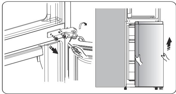 HISENSE RB440N4AFD - Invertir la puerta - 11