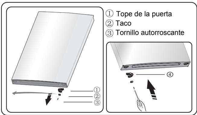 HISENSE RB440N4AFD - Invertir la puerta - 10