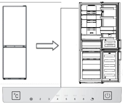 HISENSE RB440N4AFD - Commandes d'affichages - 1