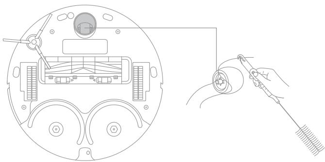 DREAME L10S ULTRA - Seitenbürste - 2