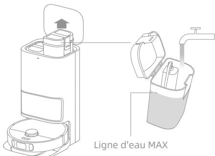 DREAME L10S ULTRA - Ajouter de l'eau dans le réservoir d'eau propre - 1