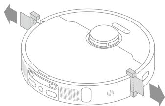 DREAME L10S ULTRA - Rimuovi le strisce protettive - 1