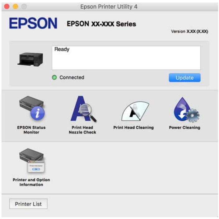 EPSON EcoTank ET-2850 - Guide du pilote d'impression Mac OS - 1