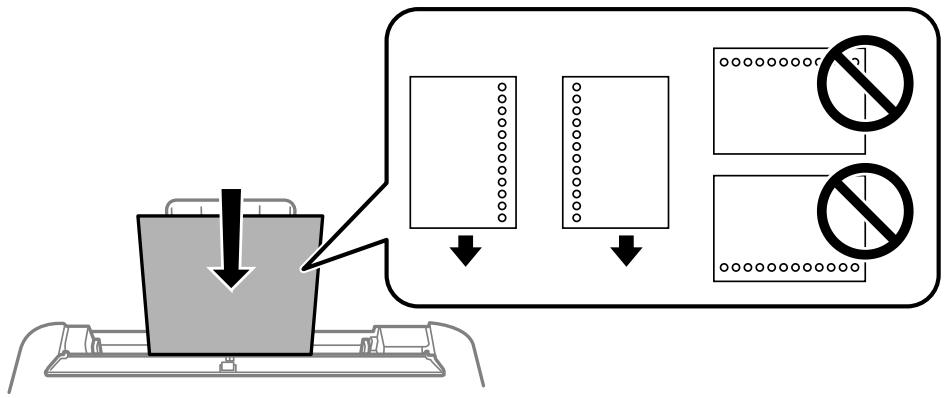 EPSON EcoTank ET-2850 - Chargement de papier préperforé - 1