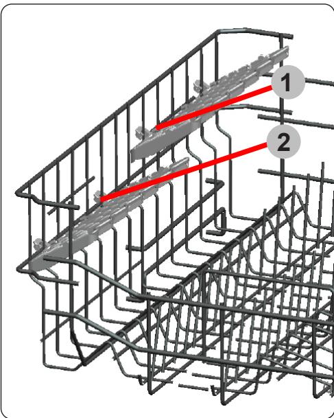 WINIA WVW-12A13WW47BI 12S47DB - Panier à hauteur ajustable (type crochet) - 1