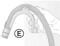 VALBERG WF 1014 A Ai-Dose W180C - De afvoerslang aansluiten - 2