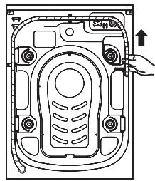 VALBERG WF 1014 A Ai-Dose W180C - De afvoerslang aansluiten - 1