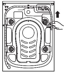 VALBERG WF 1014 A Ai-Dose W180C - Connect the drain hose - 1