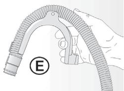 VALBERG WF 1014 A Ai-Dose W180C - Branchement du tuyau d'évacuation d'eau - 2