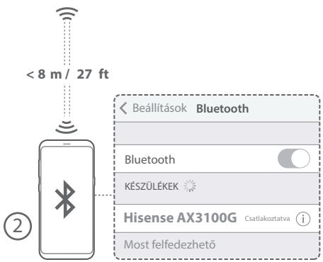 HISENSE AX3000G - Bluetooth (X) kezelés - 3