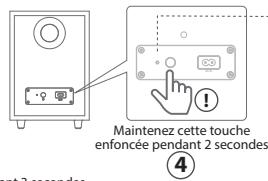 HISENSE AX3000G - Association du caisson de basses - 3