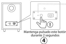 HISENSE AX3000G - Emparejamento con el subwoofer - 3