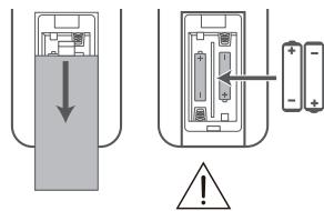 HISENSE AX3000G - Sustituir la bateria del mando a distancia - 1