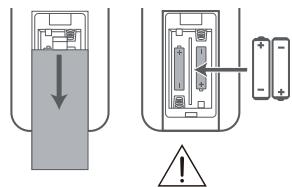 HISENSE AX3000G - Sostituire la batteria del telecomando - 1