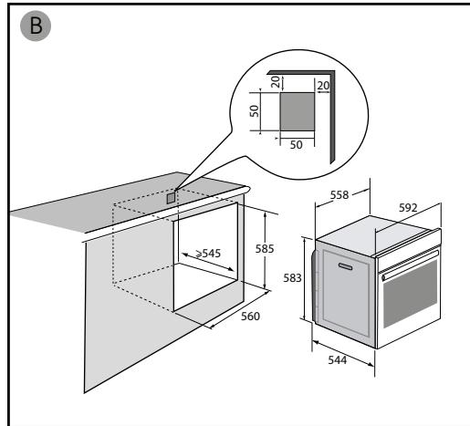 BRANDT BFP 2521 X - KEUZE VAN DE PLAATSING EN INBOUW - 4