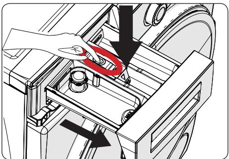 SHARP ES-NFB814EWDA-FR - Tiroir à produits lessiviels - 2