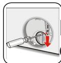 SHARP ES-NFB814EWDA-FR - Fonction d'ouverture d'urgence du hublot - 1
