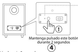 HISENSE AX5000 - Emparejamento con el subwoofer y los altavoces envolventes traseros - 3