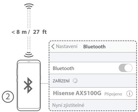 HISENSE AX5000 - Ovládání Bluetooth (®) - 2