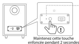 HISENSE AX5000 - Association du caisson de basses et des haut-parleurs surround arrête - 3