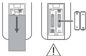 HISENSE AX5000 - Vymena batérii dialkového ovládača - 1