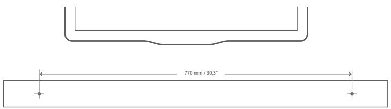 HISENSE AX5000 - Staffa a muro - 1