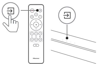 HISENSE AX5000 - Wählt die Wiedergabefunktion (→) - 3