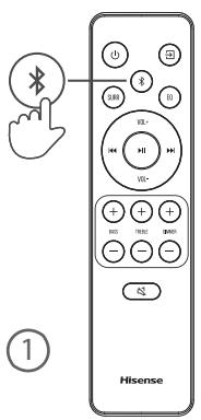 HISENSE AX5000 - Parowanie z gośnikiem niskotonowym oraz tylnymi gośnikami surround - 7